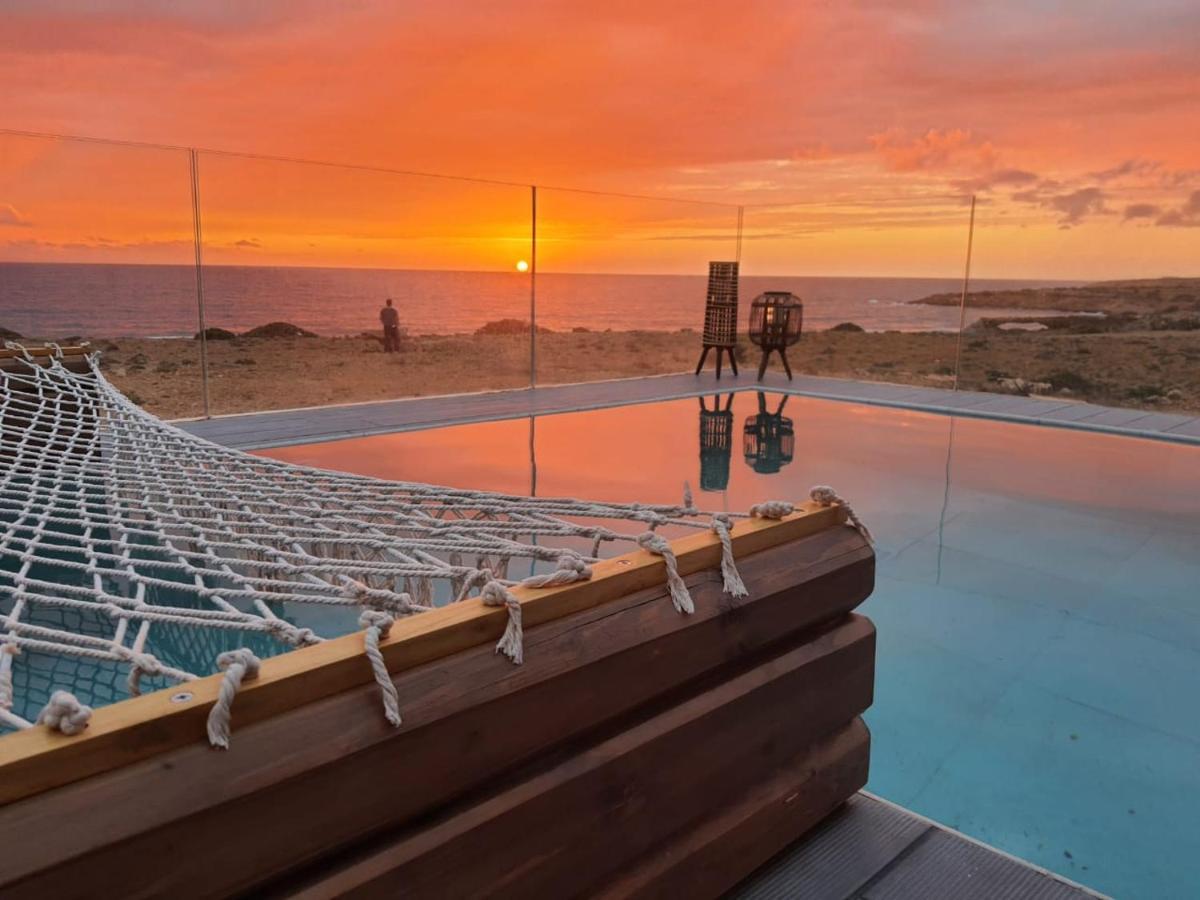Tramonto Luxury Villa No2 - Breathtaking Sunset View 弗伊尼基昂 外观 照片