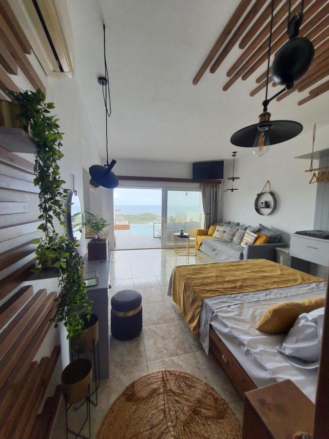 Tramonto Luxury Villa No2 - Breathtaking Sunset View 弗伊尼基昂 外观 照片