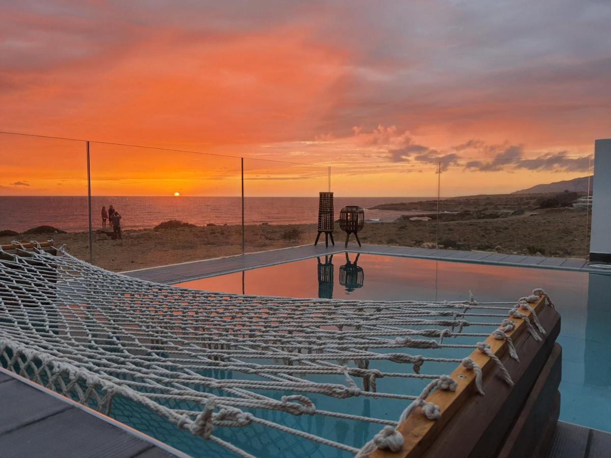 Tramonto Luxury Villa No2 - Breathtaking Sunset View 弗伊尼基昂 外观 照片