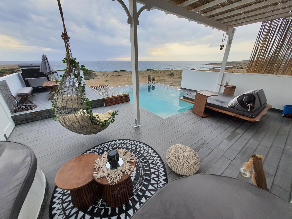 Tramonto Luxury Villa No2 - Breathtaking Sunset View 弗伊尼基昂 外观 照片