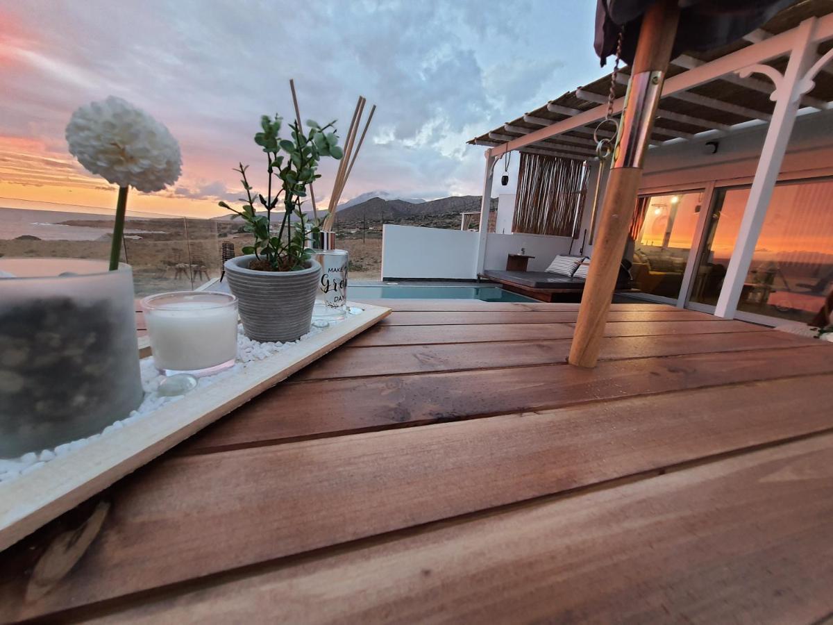 Tramonto Luxury Villa No2 - Breathtaking Sunset View 弗伊尼基昂 外观 照片