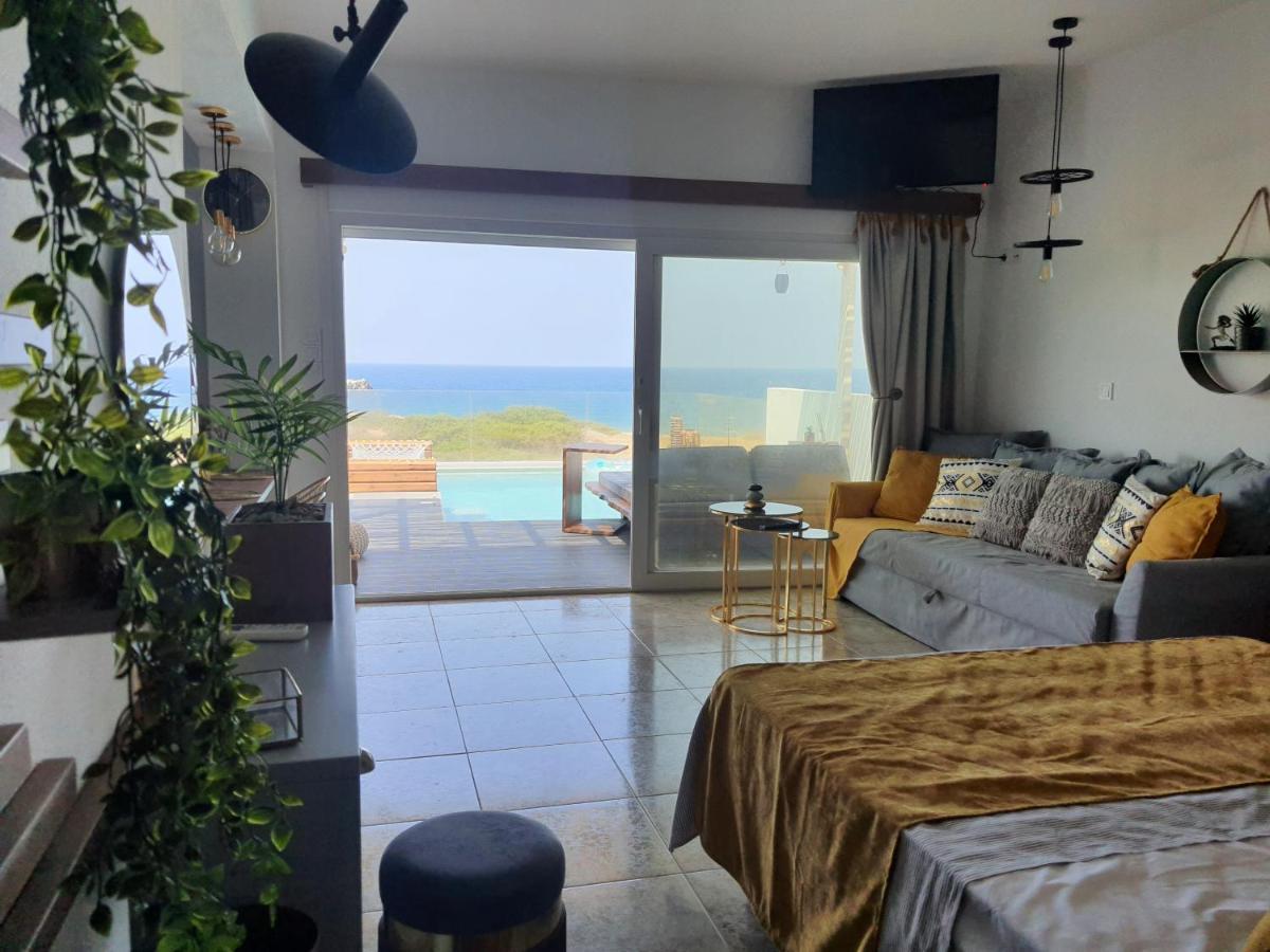 Tramonto Luxury Villa No2 - Breathtaking Sunset View 弗伊尼基昂 外观 照片