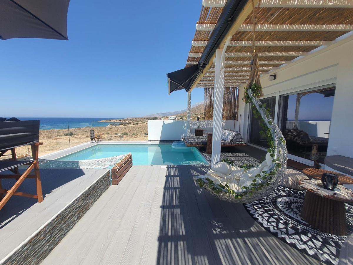 Tramonto Luxury Villa No2 - Breathtaking Sunset View 弗伊尼基昂 外观 照片